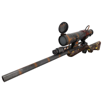 Unusual Kiln and Conquer Sniper Rifle (Battle Scarred)
