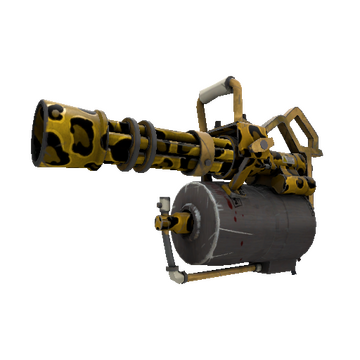Unusual Leopard Printed Minigun (Field-Tested)