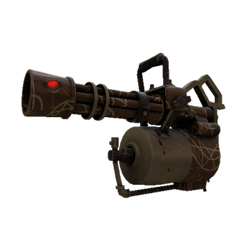 Unusual Necromanced Minigun (Field-Tested)