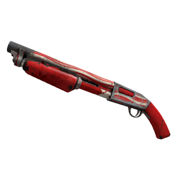 Unusual Peppermint Swirl Shotgun (Battle Scarred)