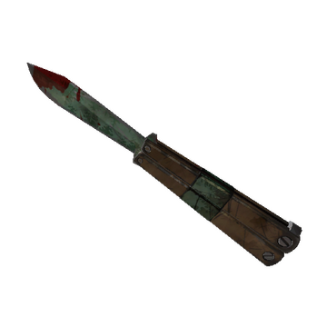 Unusual Professional Killstreak Alpine Knife (Battle Scarred)