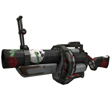 Unusual Professional Killstreak Death Deluxe Grenade Launcher (Battle Scarred)