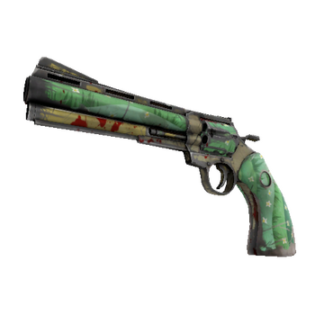 Unusual Professional Killstreak Flower Power Revolver (Battle Scarred)
