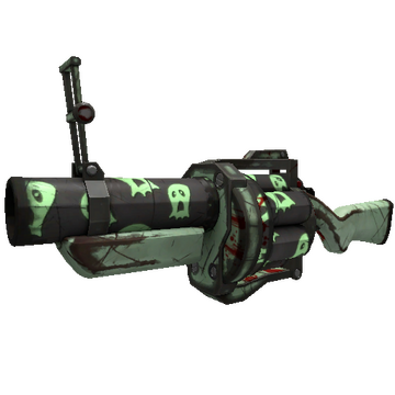 Unusual Professional Killstreak Haunted Ghosts Grenade Launcher (Battle Scarred)