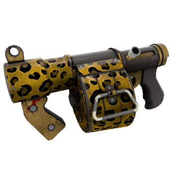 Unusual Professional Killstreak Leopard Printed Stickybomb Launcher (Field-Tested)