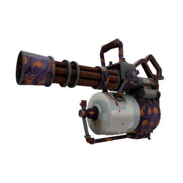 Unusual Professional Killstreak Spirit of Halloween Minigun (Field-Tested)