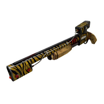 Unusual Professional Killstreak Tiger Buffed Rescue Ranger (Battle Scarred)