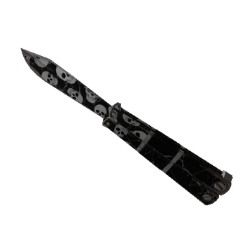Unusual Skull Cracked Knife (Field-Tested)