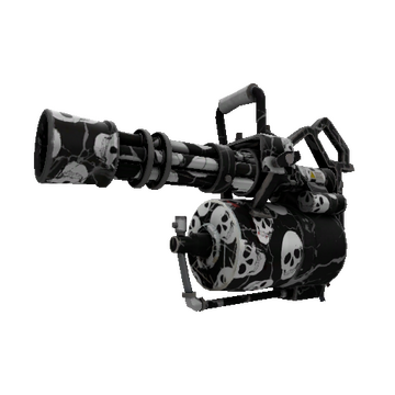 Unusual Skull Cracked Minigun (Field-Tested)
