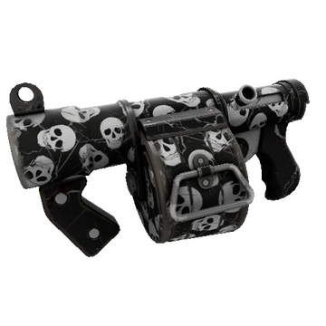 Unusual Skull Cracked Stickybomb Launcher (Field-Tested)
