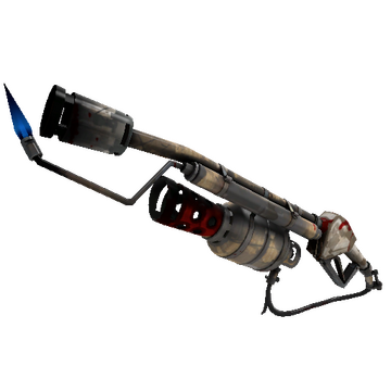 Unusual Specialized Killstreak Cardboard Boxed Flame Thrower (Battle Scarred)
