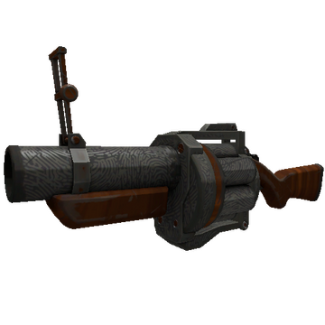 Unusual Specialized Killstreak Damascus & Mahogany Grenade Launcher (Field-Tested)