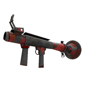 Unusual Specialized Killstreak Geometrical Teams Rocket Launcher (Battle Scarred)