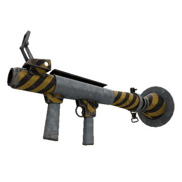 Unusual Specialized Killstreak Hazard Warning Rocket Launcher (Field-Tested)