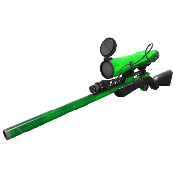Unusual Specialized Killstreak Health and Hell (Green) Sniper Rifle (Field-Tested)