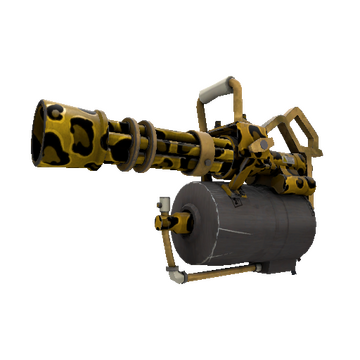 Unusual Specialized Killstreak Leopard Printed Minigun (Minimal Wear)