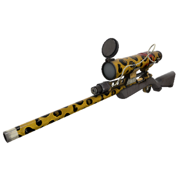 Unusual Specialized Killstreak Leopard Printed Sniper Rifle (Well-Worn)