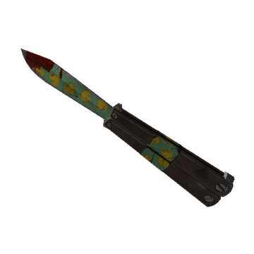 Unusual Specialized Killstreak Quack Canvassed Knife (Well-Worn)