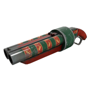 Unusual Specialized Killstreak Sleighin' Style Scattergun (Well-Worn)