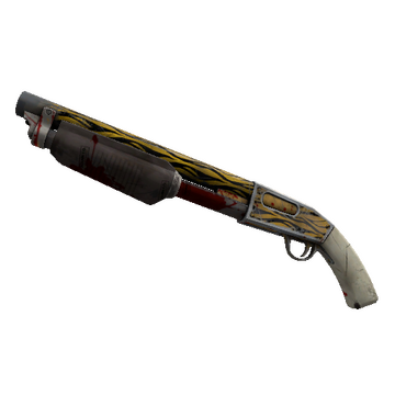 Unusual Specialized Killstreak Tiger Buffed Shotgun (Battle Scarred)