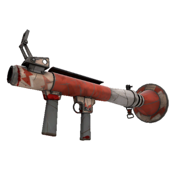 Unusual Team Charged Rocket Launcher (Battle Scarred)