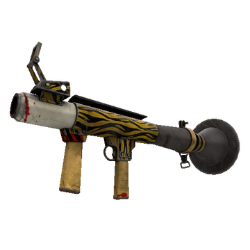 Unusual Tiger Buffed Rocket Launcher (Battle Scarred)